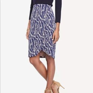 Ann Taylor Leaf Petal Pencil Skirt